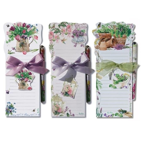 Surprise Floral Affection 3 Die-Cut Magnetic List Notepad Sets SU1372410